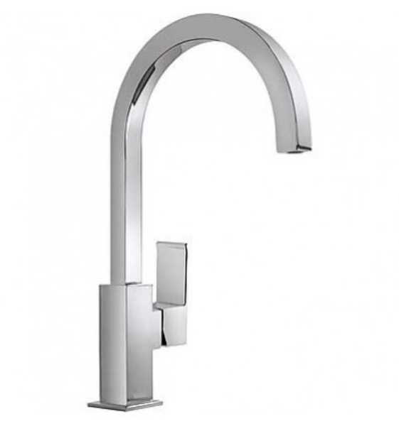 Imagen de Grifo monomando lavabo  Tres modelo Cuadro caño móvil 1.06.607