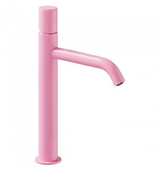 Imagen de Grifo de lavabo monomando Tres Study Fucsia modelo TRES 261.308.01.TFU.D