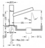 Imagen de Grifo de lavabo monomando TRES modelo 061.203.01