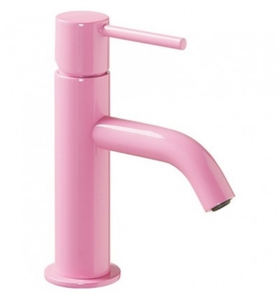 Imagen de Grifo de lavabo monomando Tres Study fucsia modelo   TRES 262.903.01.TFU.D