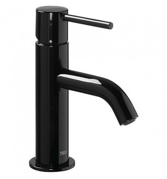 Imagen de Grifo de lavabo monomando Tres Study negro modelo   TRES 262.903.01.TNE.D