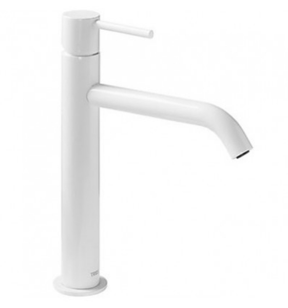 Imagen de Grifo de lavabo monomando Tres Study Blanco modelo   TRES 262.307.01.TBL.D