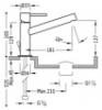 Imagen de Grifo de lavabo monomando TRES modelo 062.203.01