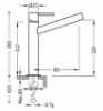 Imagen de Grifo de lavabo monomando TRES modelo 062.206.01