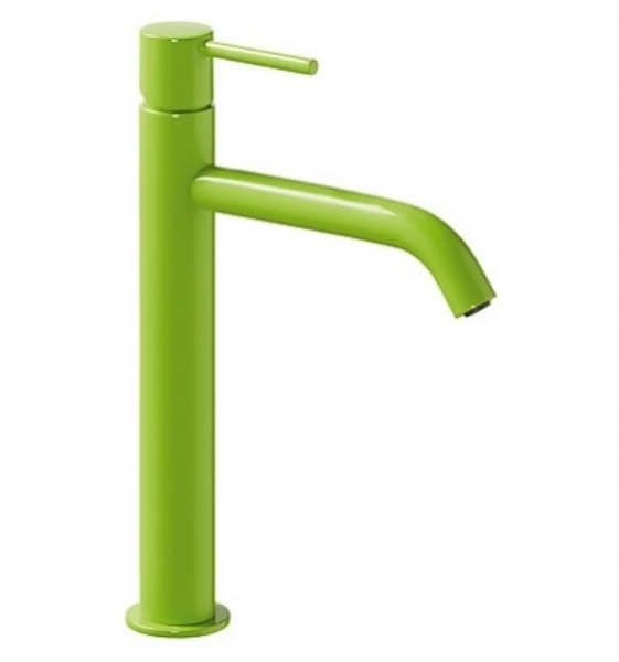 Imagen de Grifo de lavabo monomando Tres Study verde modelo   TRES 262.308.01.TVE.D