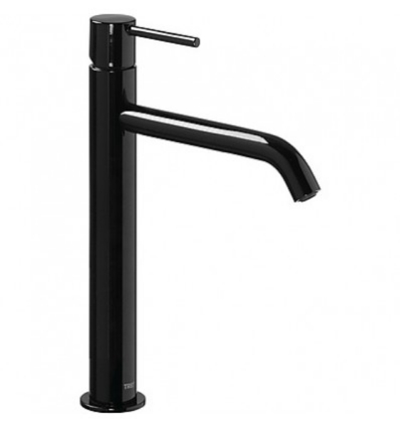 Imagen de Grifo de lavabo monomando Tres Study negro modelo   TRES 262.308.01.TNE.D