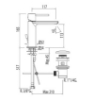 Imagen de Grifo de lavabo monomando TRES modelo 062.103.03