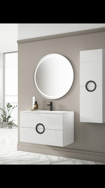 Imagen de Mueble de baño suspendido Manodecor Elipse.